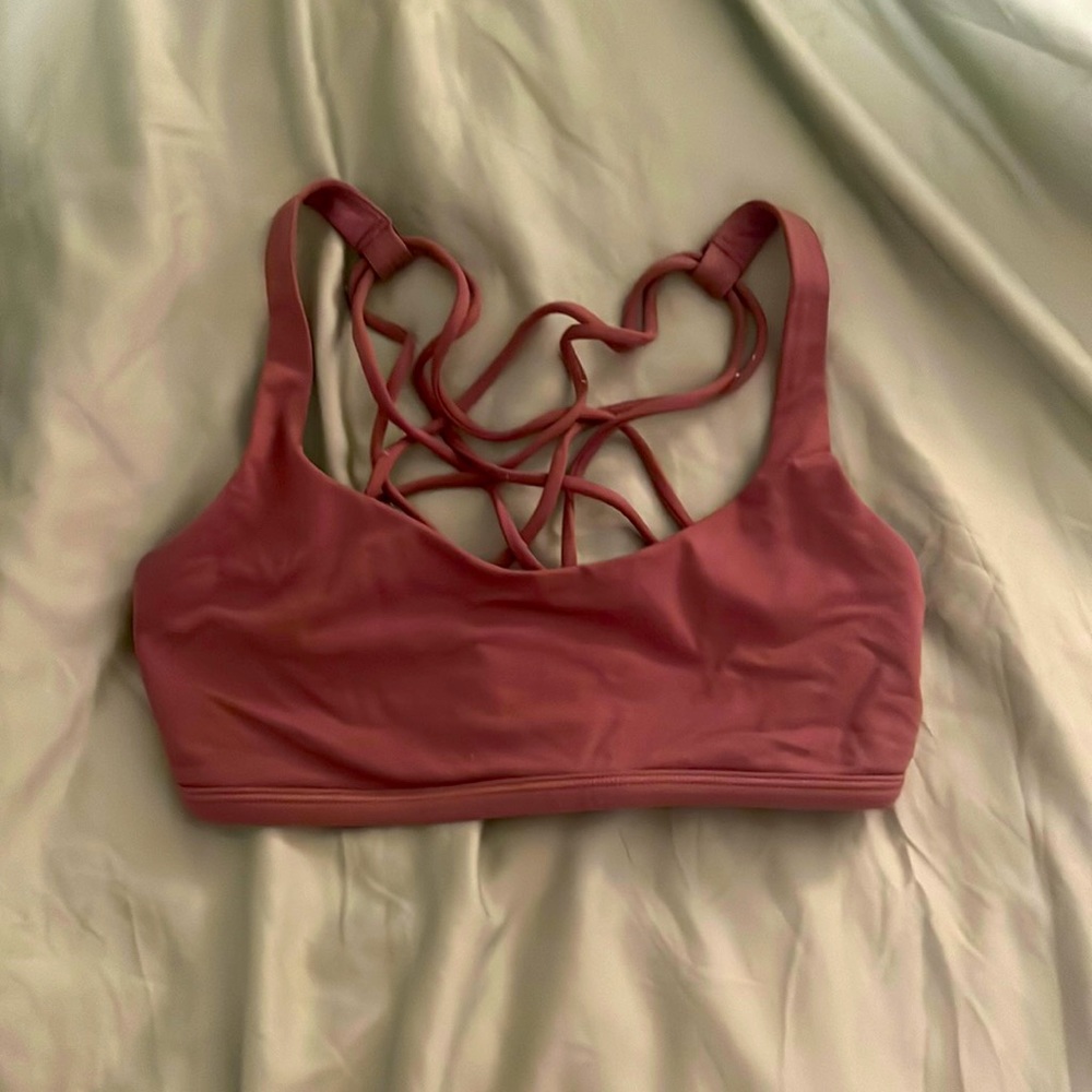 Pink Lululemon bra